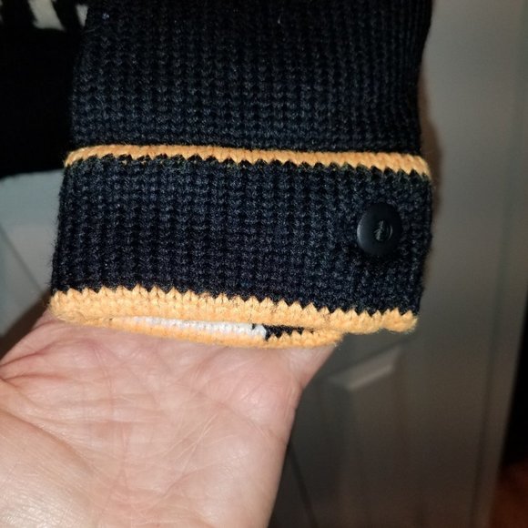 Vintage Obermeyer Wool Blend 'Tic Tac Toe' Mock Turtleneck Ski Sweater - Picture 4 of 9